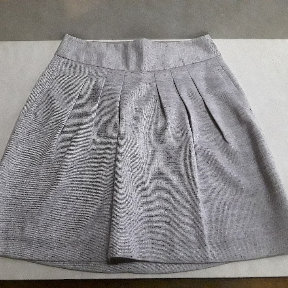 A-line Skirt with Pleating